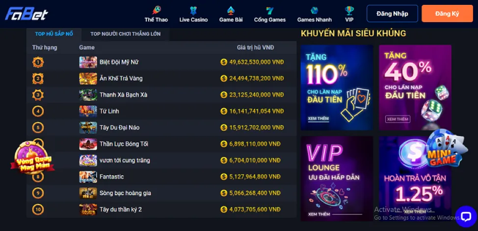 Tổng quan về trò chơi bắn cá 789clup nổ hũ